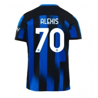 Inter Milan Alexis Sanchez #70 Replika Hemmatröja 2023-24 Kortärmad